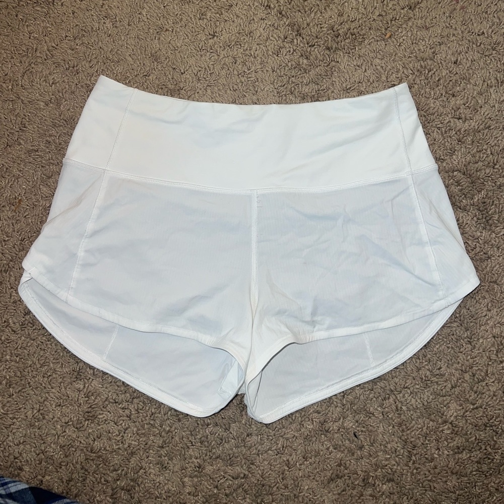 lululemon speed up shorts size 6